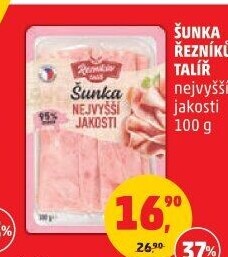 Šunka nejvyšší jakosti Řezníkův talíř