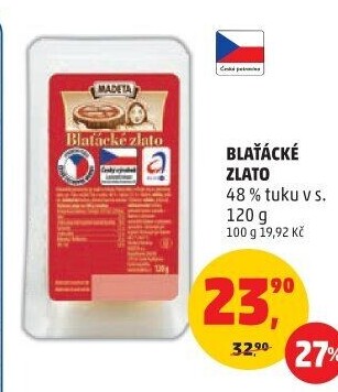 Sýr Blaťácké zlato Madeta