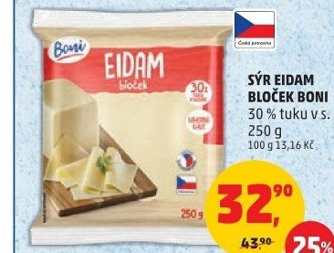 Sýr Eidam 30% Boni