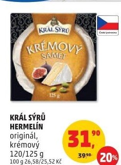Sýr Hermelín Král sýrů