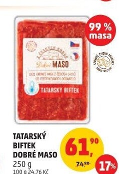 Tatarský biftek Dobré maso