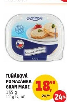 Tuňáková pomazánka Gran Mare