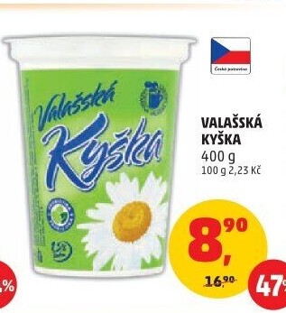 Valašská kyška Mlékárna Valašské Meziříčí