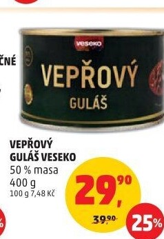 Vepřový guláš Veseko