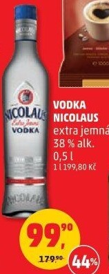Vodka extra jemná St. Nicolaus