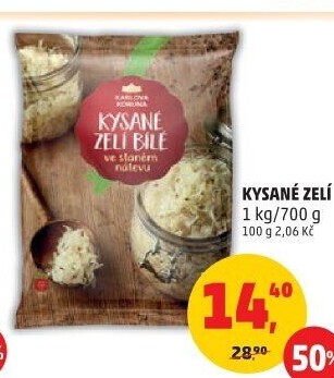 Zelí bílé kysané Karlova Koruna