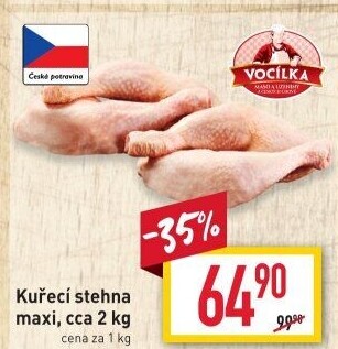 Kuřecí stehna Vocílka