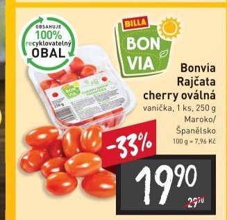 Rajčata cherry Billa Bonvia