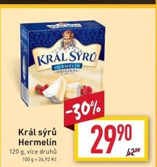 Sýr Hermelín Král sýrů