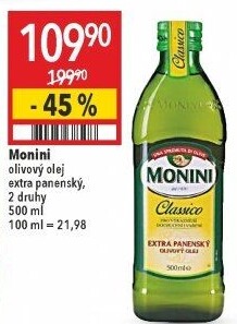 Olivový olej extra panenský Monini