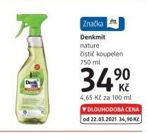 Čistič koupelen Nature Denkmit