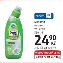 Čistič WC gelový Nature Denkmit