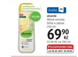 Emulze tělová Alverde