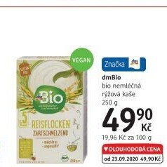 Kaše nemléčná dm Bio