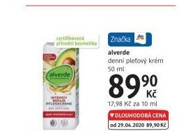 Krém pleťový Alverde