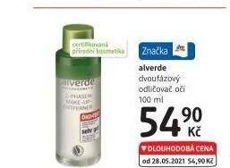 Odličovač očí dvoufázový Alverde
