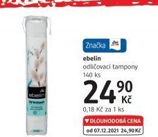 Odličovací tampony Ebelin