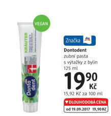 Pasta na zuby Dontodent
