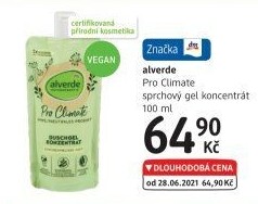 Sprchový gel Pro Climate Alverde