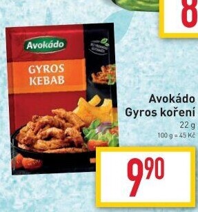 Koření Gyros - Kebab Avokádo
