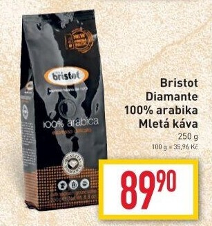 Mletá káva Diamante Arabica Bristot