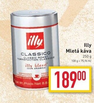 Mleté kávy Illy