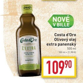 Olivový olej extra panenský Costa D'