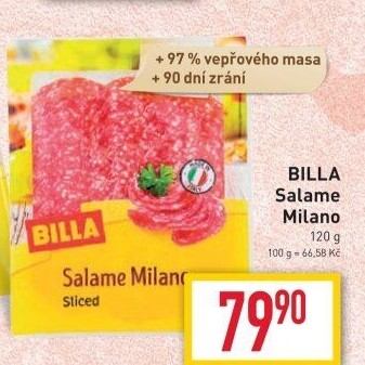 Salám Miláno Billa