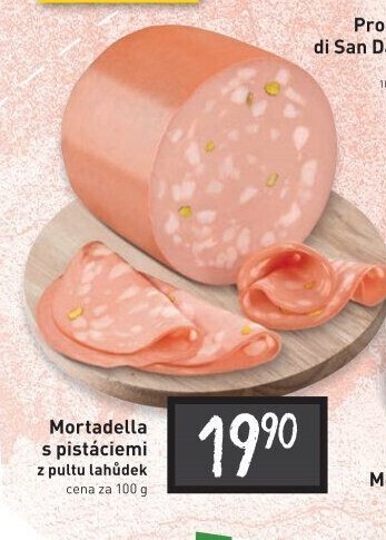 Salám Mortadella s pistáciemi