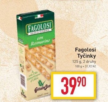 Slané tyčinky Fagolosi GrissinBon