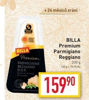 Sýr Parmigiano Reggiano Premium Billa