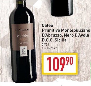 Víno Primitivo Caleo