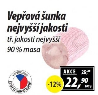 Šunka vepřová nejvyšší jakosti