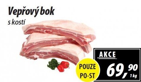 Vepřový bok s kostí