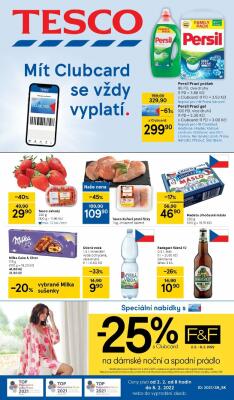 akční leták Tesco 2.2.2022-8.2.2022
