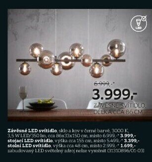 ZÁVĚSNÉ LED SVÍTIDLO