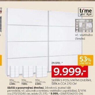 SKŘÍŇ S POSUVNÝMI DVEŘMI
