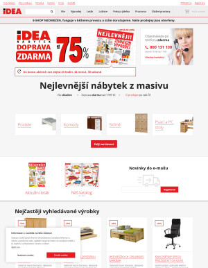 akční leták IDEA nábytek 1.2.2022-7.2.2022