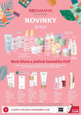 akční leták ROSSMANN drogerie 2.2.2022-1.3.2022