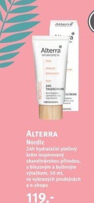 Krém pleťový hydratační Nordic Alterra