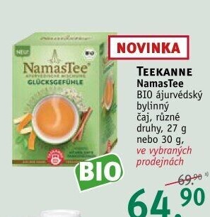Čaje NamasTee bio Teekanne