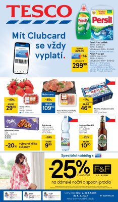 akční leták Tesco 2.2.2022-8.2.2022