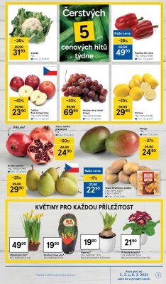 akční leták Tesco 2.2.2022-8.2.2022