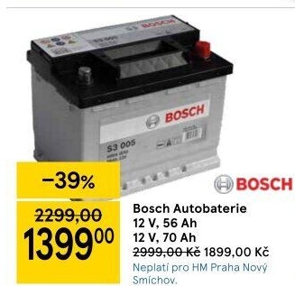 Autobaterie Bosch