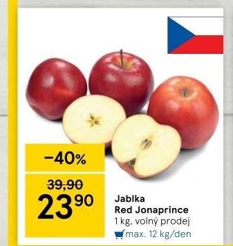 Jablka Red Jonaprince