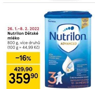 Kojenecké mléko Nutrilon