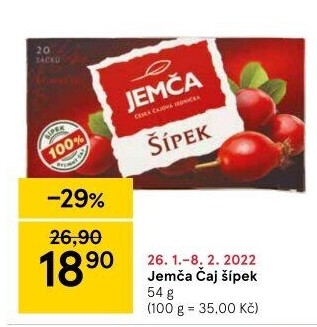 Ovocný čaj Jemča