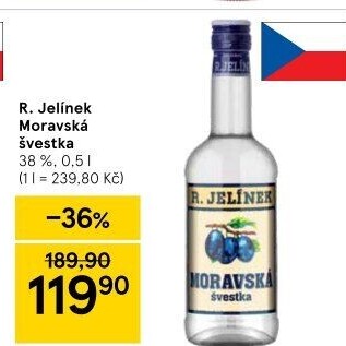 Pálenka Švestka Moravská Rudolf Jelínek