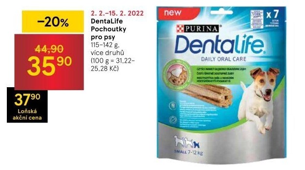 Pamlsky pro psy Denta Life Purina