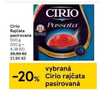 Pasírovaná rajčata Cirio